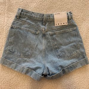American Apparel High Waist Denim Shorts